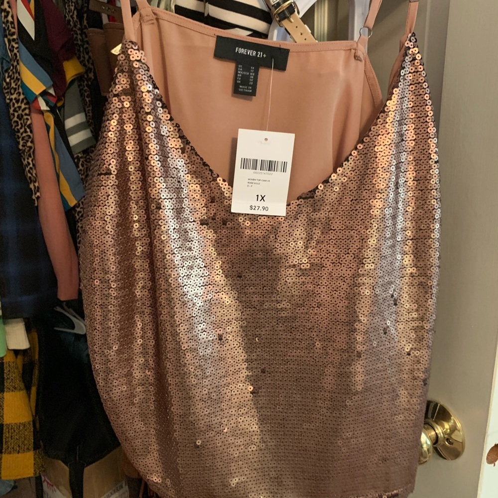 Glitter tank top